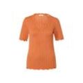 Strick-Shirt - Orange - Gr.: XS