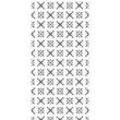 Breuer Duschrückwand Fliese Orient schwarz/weiß Dekor 100 x 255 x 0,3 cm