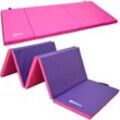 5cm Thick: 300x100 Foldable Gymnastics Mat for Home - Padded Gym Mat Crash Mat - pink