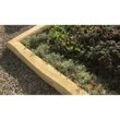 Garten Holzschwelle Robinie, naturbelassen - Gartenschwelle lieferbar in Länge 250 cm