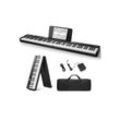 Eastar Home Keyboard Faltbares Klavier 88 Tasten Full Size Semi Weighted Keyboard EP-10