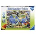 Ravensburger Puzzle »Tierisch um die Welt«, 100 XXL-Teile