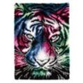Knüpfteppich "Tiger Pop Art", 55 x 80 cm