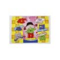 BURI Steckpuzzle 12x Holz Puzzle Kleidung Spielzeug Kinder Babys Kleinen Jungen Mädchen