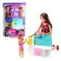 Barbie Anziehpuppe Puppe & Bad Spiel-Set Barbie Skipper Babysitter Mattel FXH05