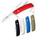 SWIZA Schweizer Messer D03 - 5 Farben Taschenmesser Klappmesser 11 Funktionen Farbe: weiss