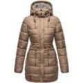 NAVAHOO Damen Steppmantel Stylischer Winterparka mit abnehmbarer Kapuze Daliee