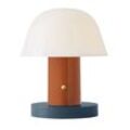 &Tradition Setago JH27 Tischlampe rost/blaugrau