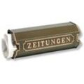 Burgwächter Aluguss Zeitungsbox 1890, bronze