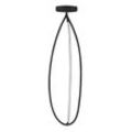 Artemide Arrival Deckenlampe, App, schwarz, 130cm