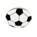 Briloner LED-Deckenleuchte Fußball, schwarz/weiß, Ø 27,5cm