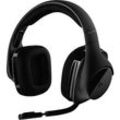 Logitech Gaming G533 Gaming Over Ear Headset 7.1 Surround Schwarz Mikrofon-Rauschunterdrückung, Noise Cancelling Lautstärkeregelung, Mikrofon-Stummschaltung