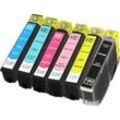 6 Ampertec Tinten ersetzt Epson C13T24384010 6-farbig No 24XL