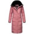 MARIKOO Damen Winterjacke Steppmantel Weichem Innenkragen & Abnehmbarer Kapuze Reliziaa