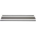 Neuwertig] Abschluss-Set für WPC-Sichtschutz Savoie, Abschlussprofil Windschutz, WPC-Pfosten 180cm, grau - grey