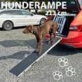 Hunderampe Hundetreppe Auto Kofferraum Treppen Rampe Einstiegshilfe für Hunde Klappbar Aluminium Auswahl Längen 213 cm Petigi