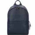 Mandarina Duck Mellow Leather Rucksack Leder 37 cm Laptopfach dress blue