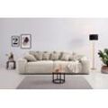 Home affaire Big-Sofa Glamour, Boxspringfederung, Breite 302 cm, Lounge Sofa mit vielen losen Kissen, beige