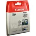 2 Canon Tinten 3713C006 PG-560 + CL-561 4-farbig