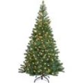 Casaria - Weihnachtsbaum 140/150/180cm Metallständer künstlicher Tannenbaum led Lichterkette Christbaum Baum Tanne Spritzguss Christbaumständer