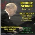 Rudolf Serkin: Live,Vol.2 - Rudolf Serkin, Max Rudolf, Boston Symphony Orchestra. (CD)