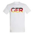 Youth Designz T-Shirt Germany Herren T-Shirt im Fußball Look mit GER Frontprint