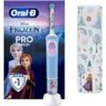 Oral-B Elektrische Zahnbürste Pro Kids Frozen, Aufsteckbürsten: 1 St., für Kinder ab 3 Jahren, blau