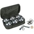 Boule Set mit Tragetasche - 6 Kugeln - Boccia Petanque Garten Spiel Wurfspiel