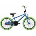 BMX-Rad BIKESTAR Fahrräder Gr. 26 cm, 20 Zoll (50,80 cm), blau (blau, grün) Kinder Alle Fahrräder