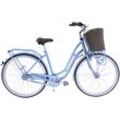 Cityrad FASHION LINE Fahrräder Gr. 48 cm, 28 Zoll (71,12 cm), blau Alle Fahrräder