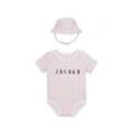 Jordan Jumpman Bucket Hat and Bodysuit Set Bodysuit-Set für Babys (0–6 M) - Pink