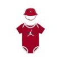 Jordan Jumpman Bucket Hat and Bodysuit Set Bodysuit-Set für Babys (0–6 M) - Rot