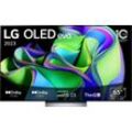 LG OLED65C37LA OLED-Fernseher (165 cm/65 Zoll, 4K Ultra HD, Smart-TV, OLED evo, bis zu 120 Hz, α9 Gen6 4K AI-Prozessor, Twin Triple Tuner), schwarz