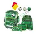 SCHNEIDERS Schulranzen-Set Ergolite Soccer Kunstfaser grün