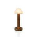 NEOZ kabellose Akku-Tischleuchte COOEE 3 Uno LED-Lampe dimmbar 1 Watt 22x9,5 cm Satin Bronze eloxiert