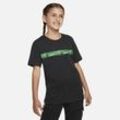 Liverpool FC Nike Fußball-T-Shirt für ältere Kinder - Schwarz