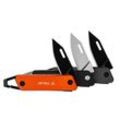 TRUE UTILITY Taschenmesser Key Chain Knife Mini Tool Messer Schlüsselanhänger Farbe: orange