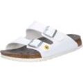 Birkenstock - Arizona esd Pantolette weiß normale Weite Gr. 38 - Weiß