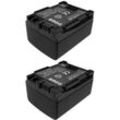 Trade-shop - 2x Kamera Li-Ion Akku 900mAh ersetzt BP-808 BP-809 BP-819 BP-827 für Canon hf 21 200 HF21 HF200 hf M31 M36 M306 S10 S11 S20 S21 S100 S20