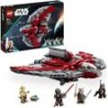 LEGO® Konstruktionsspielsteine Ahsoka Tanos T-6 Jedi Shuttle (75362), LEGO® Star Wars™, (601 St), Made in Europe, bunt