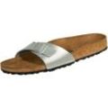 Birkenstock - Madrid bf silber schmale Weite Gr. 42 - Grau