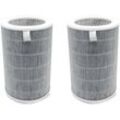 Trade-shop - 2x HEPA-Filter 3-stufig (inkl. Aktivkohle, Vorfilter) kompatibel mit Xiaomi Mi Air Purifier 1 2 2C 2H 2S 3 3C 3H Max Pro Luftreiniger