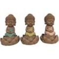 Signes Grimalt - Buddha -Figurenfiguren Buddha Linda Set 3 Einheiten Multicolor Buddles 6x6x9cm 23704 - Multicolor