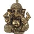 Signes Grimalt - Buddha -Figurenfiguren Ganesh Golden Golden Golden 13x14x15cm 22583 - Dorado