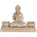 Signes Grimalt - Buddha -Figurenfiguren Buddha -Figur meditiert goldene Buddhas 10x25x17cm 28784 - Dorado