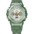 Chronograph CASIO G-SHOCK "GMA-S120GS-3AER" Armbanduhren grün (hellgrün) Damen Quarzuhren