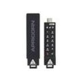 Apricorn Aegis Secure Key 3NXC - USB-Flash-Laufwerk - verschlüsselt - 4 GB - USB-C 3.2 Gen 1 - FIPS 140-2 Level 3