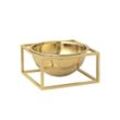 Audo - Kubus Bowl Centerpieces H 7 cm, small / gold-plated