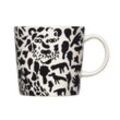 Iittala - Oiva Toikka Becher mit Henkel 0,3 l, Cheetah schwarz