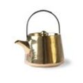 HKliving - Bold & Basic Keramik Teekanne 0.7 l, gold